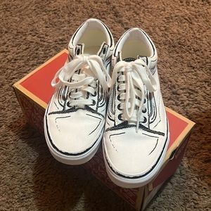Cartoon Sketch Vans